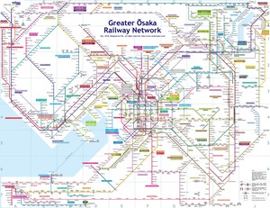 Greater Osaka Map