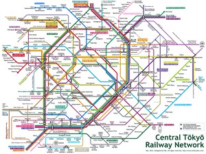 Central Tokyo Map